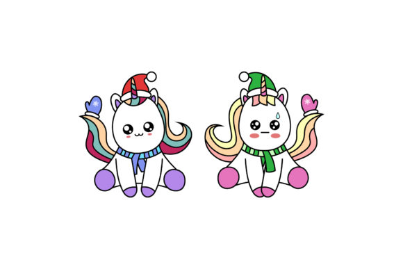 A Christmas Unicorn Vectors Design Set Review for Blog Graphics