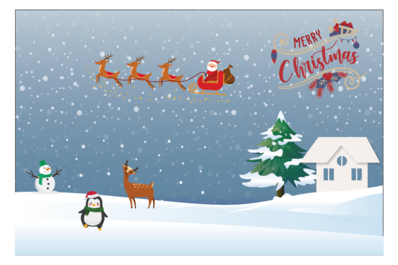 A Cozy Christmas Illustration for Crafters & Small Businesses