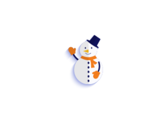 A Stylish Black Hat Snowman for Modern Holiday Graphics