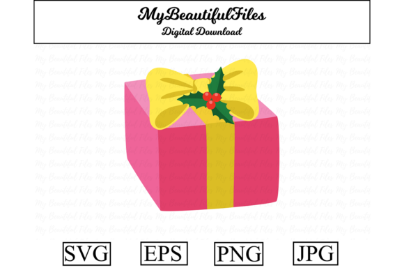 Christmas Gift Clipart: A Festive Graphics Asset for Brands