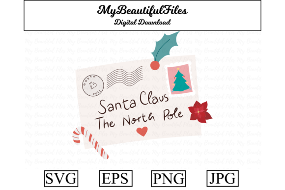 Christmas Letter to Santa Clipart Design Review