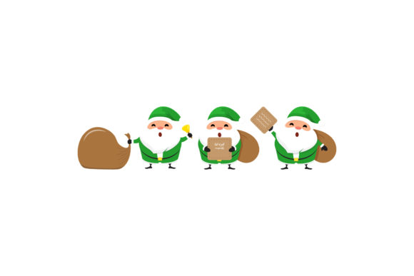 Christmas Santa Characters: A Festive Embroidery Set