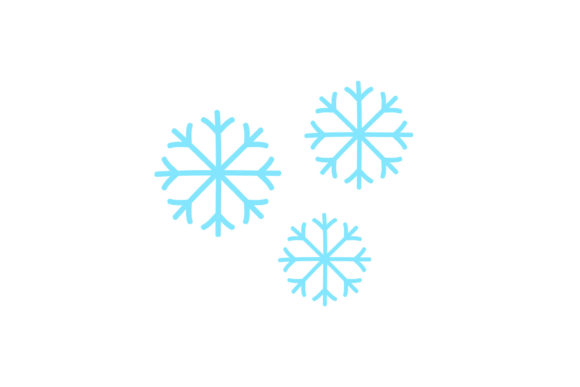 Christmas Snowflakes Vector Asset for Creative Graphics