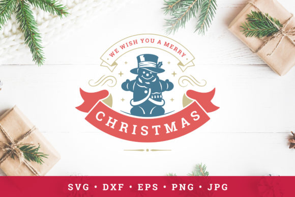 Christmas Snowman Graphics for Editorial Illustrations