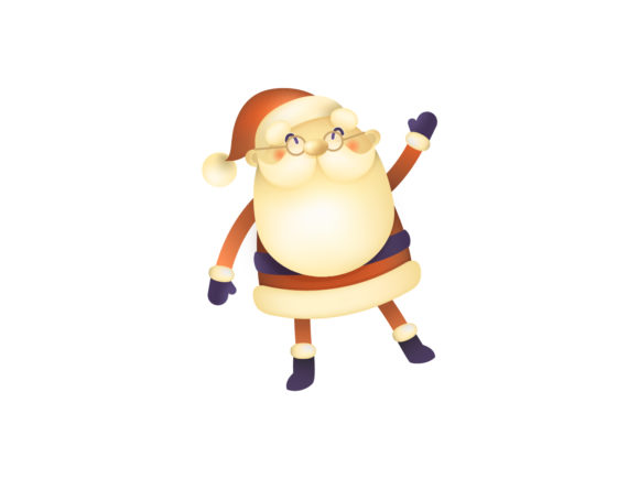 Santa Claus Graphics for Seasonal Product Collections