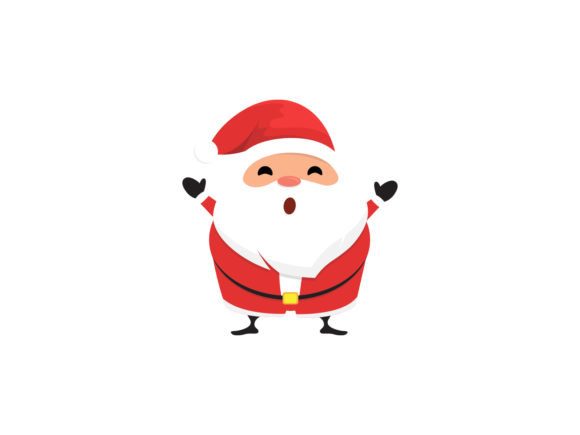 Santa Vector Graphics for Holiday Editorial Illustrations